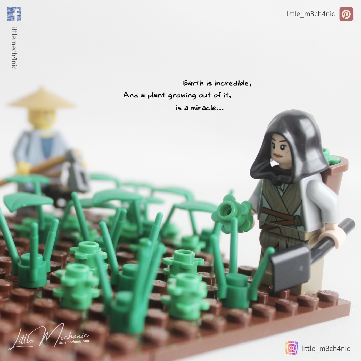 Image of custom lego petani indonesia