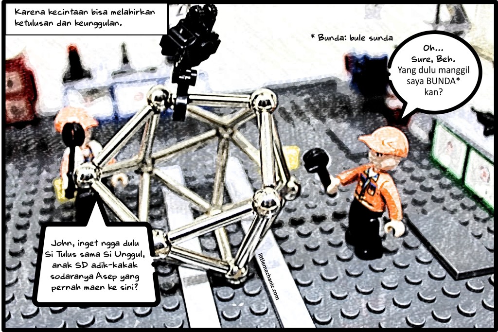 Karena kecintaan bisa melahirkan ketulusan dan keunggulan.