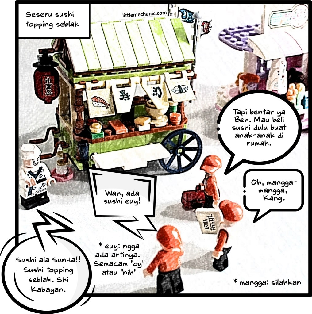 Seseru sushi topping seblak