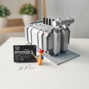 Image of power transformer custom lego set, simaman lmv220
