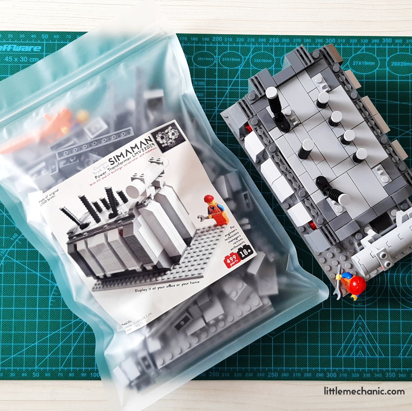 Image of power transformer custom lego set lmv220eb
