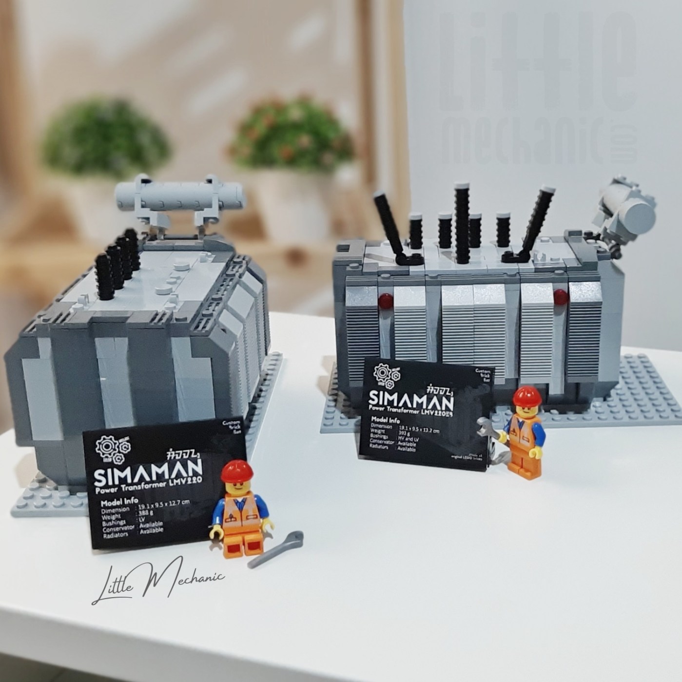 Image of power transformer custom lego set lmv220 and lmv220eb