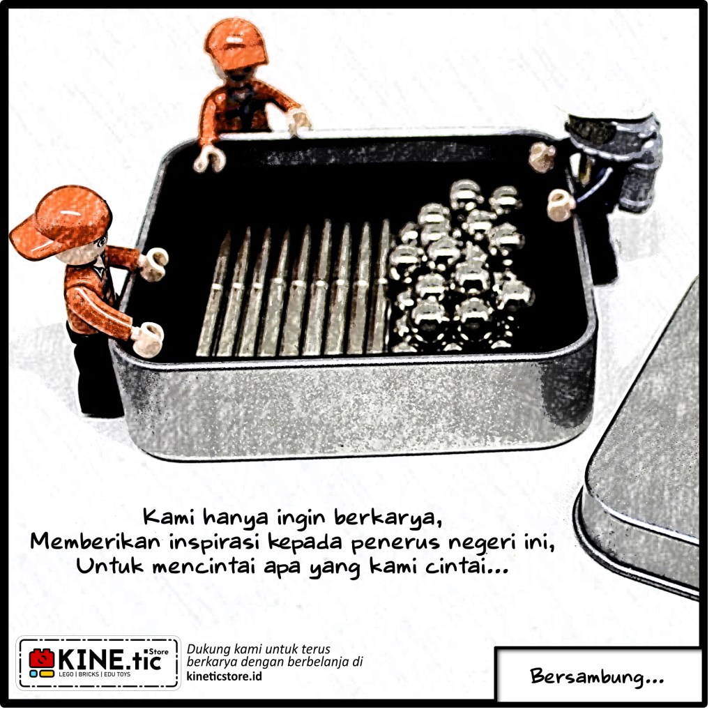 Kami hanya ingin berkarya, memberikan inspirasi kepada penerus negeri ini, untuk mencintai apa yang kami cintai.