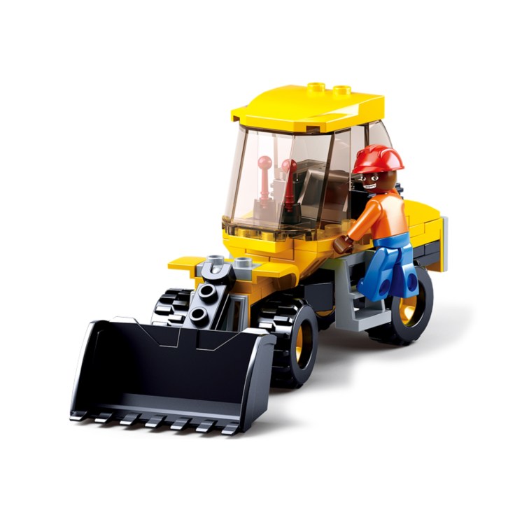Sluban Brick Town Construction Loader M38-B0377B. Lego compatible.