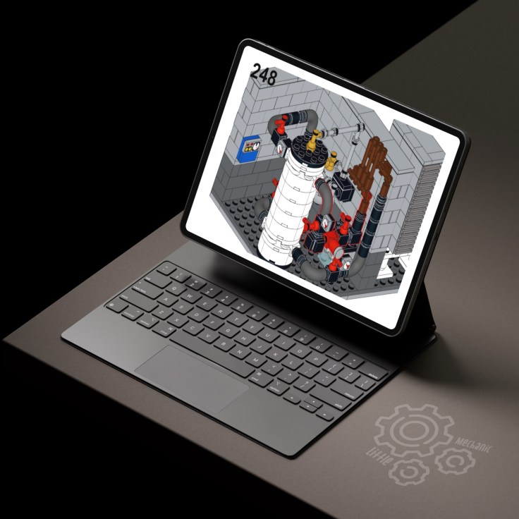 custom lego set air to water heat pump, buy instruction only