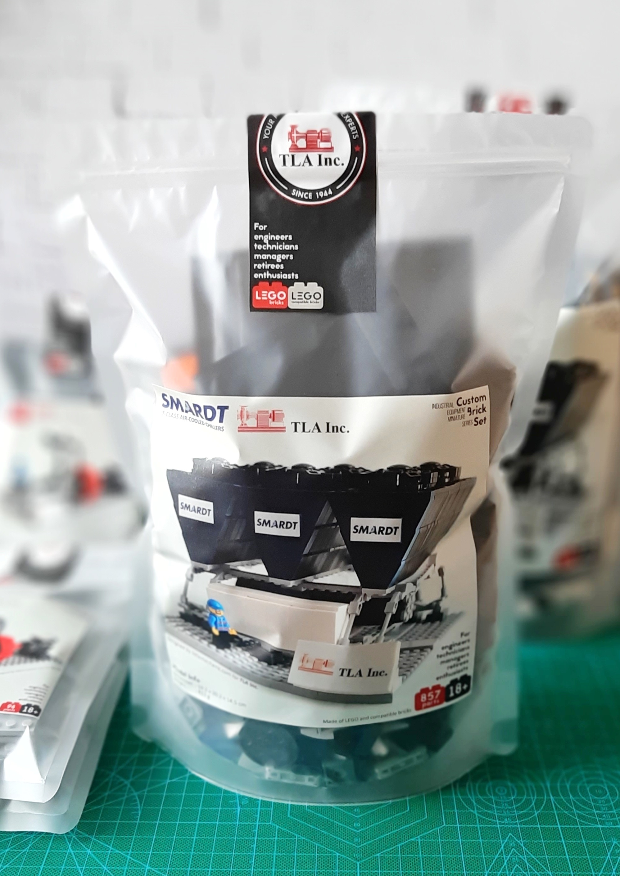 Image of t-class air-cooled chiller custom lego set