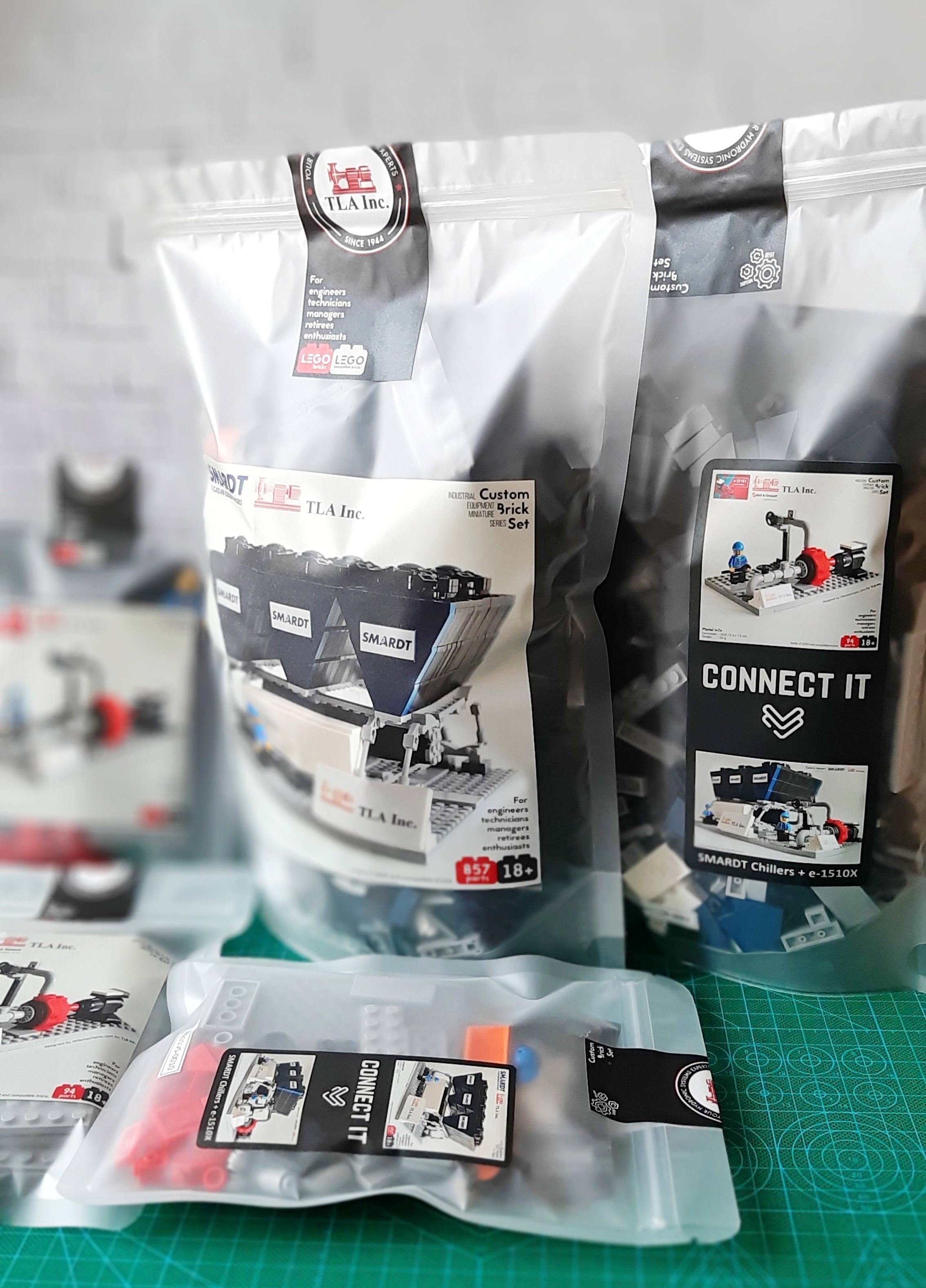 Image of t-class air-cooled chiller custom lego set