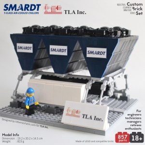 Image of t-class air-cooled chiller custom lego set
