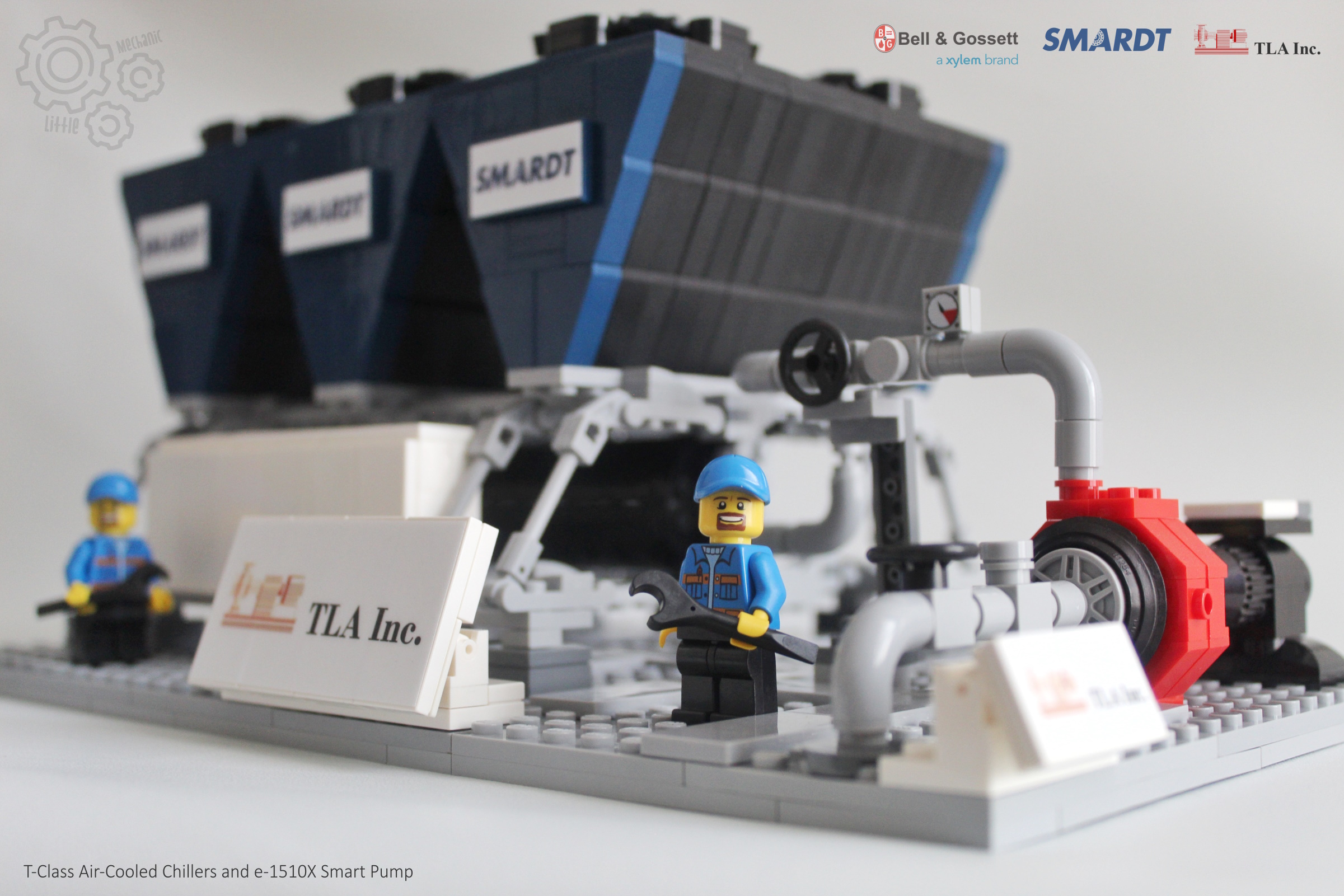 Image of t-class air-cooled chiller custom lego set