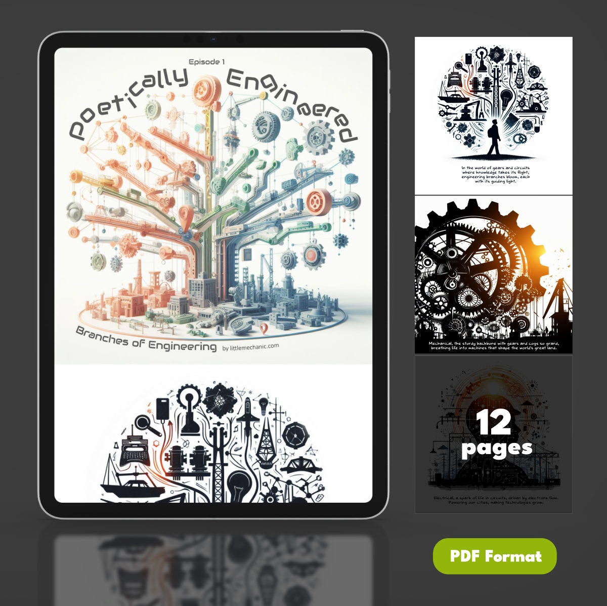 Image cover of ebook Poetically Engineered Episode 1: Branches of Engineering