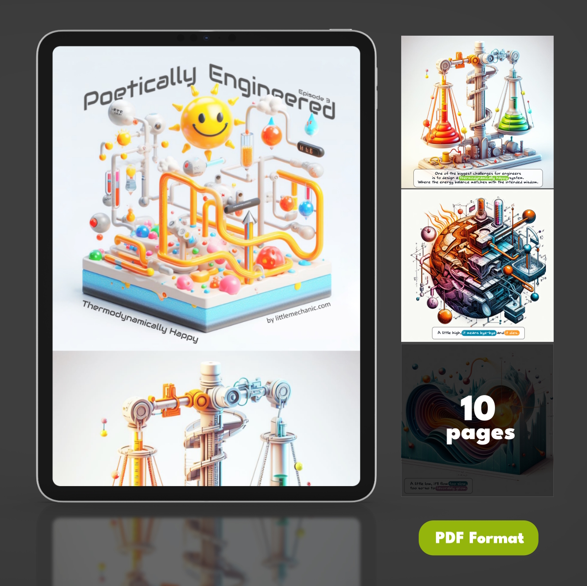 Image cover of ebook Poetically Engineered Episode 3: Thermodynamically Happy