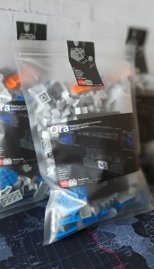 Image of Ora intelligent wireline formation testing platform custom lego set, downhole packer lego