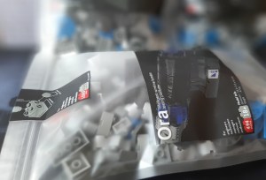 Image of Ora intelligent wireline formation testing platform custom lego set, downhole packer lego