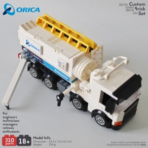 Image of Orica Bulkmaster truck custom lego set