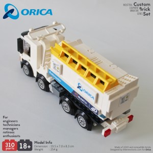 Image of Orica Bulkmaster truck custom lego set