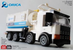 Image of Orica Bulkmaster truck custom lego set