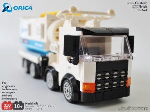 Image of Orica Bulkmaster truck custom lego set