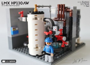image of custom lego air to water heat pump