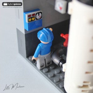 image of custom lego air to water heat pump