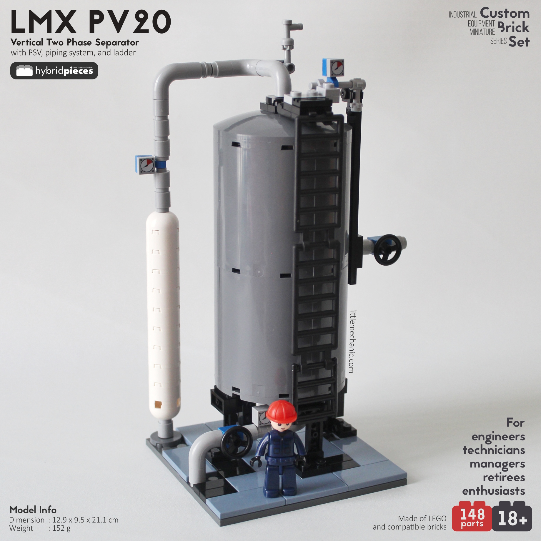 Image of custom lego set moc vertical separator
