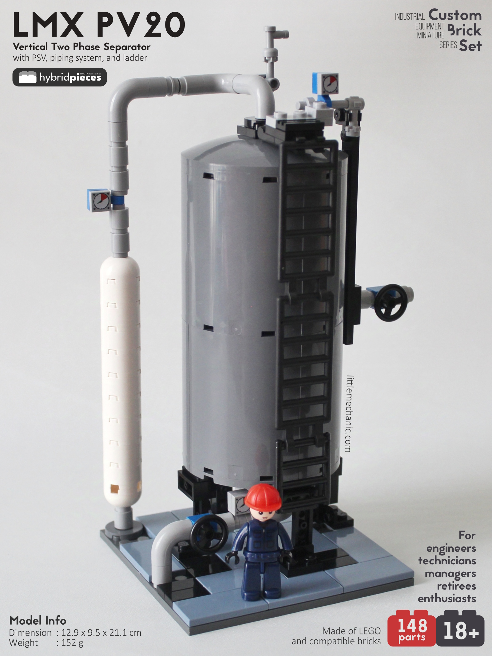 Image of custom lego set moc vertical separator