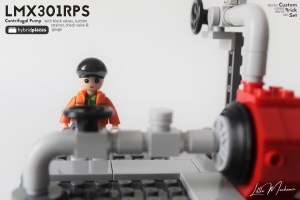 image of centrifugal pump custom lego set