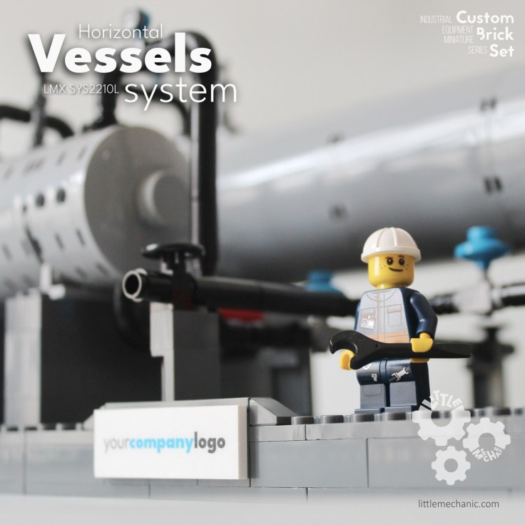 image of horizontal vessels system custom lego set